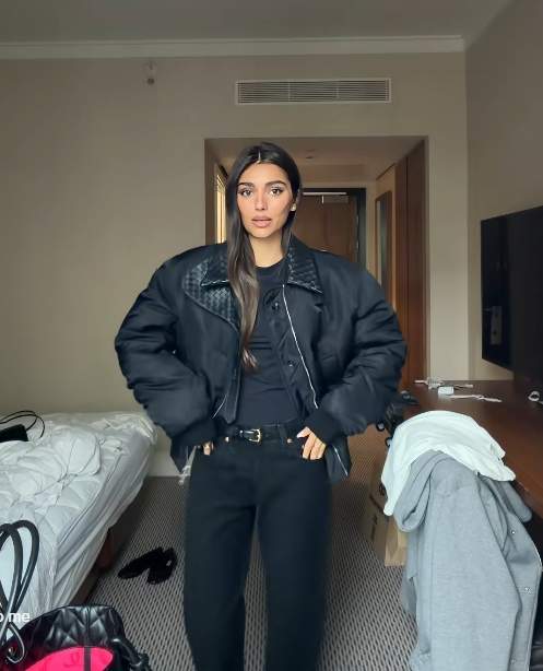 Inés García fent un vídeo des de l'hotel de Londres / TikTok Inés García fent un vídeo des de l'hotel de Londres / TikTok