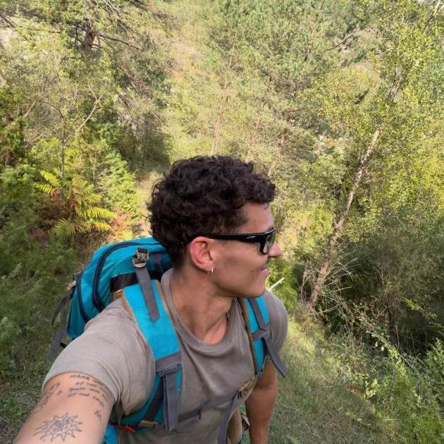 Arón Piper a la Garrotxa / Instagram Arón Piper a la Garrotxa / Instagram