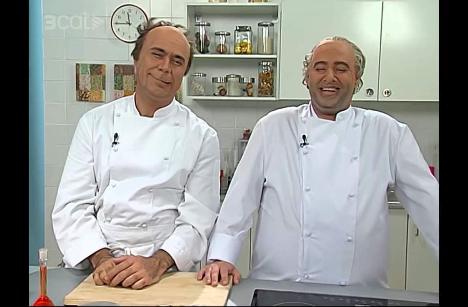 Ferran Adrià i Santi Santamaria del Polònia, TV3 2007 Ferran Adrià i Santi Santamaria del Polònia, TV3 2007