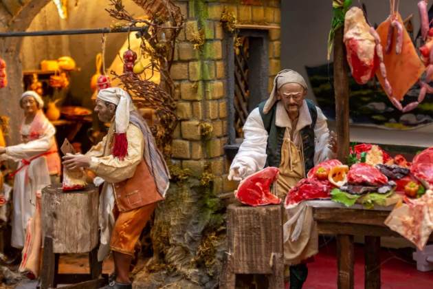 3. Napols. Les botigues de pessebres artesans. Font Ministeri de Turisme d'Itàlia 3. Napols. Les botigues de pessebres artesans. Font Ministeri de Turisme d'Itàlia