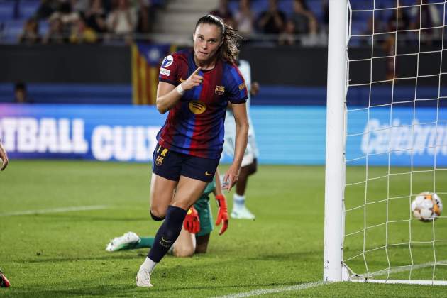 Ewa Pajor celebra un gol amb el Reial Madrid / Foto: Europa Press Ewa Pajor celebra un gol amb el Reial Madrid / Foto: Europa Press