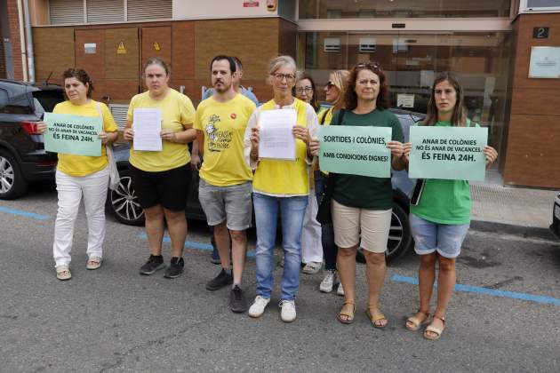 Representants sindicals denuncien pressions a Lleida / ACN Representants sindicals denuncien pressions a Lleida / ACN