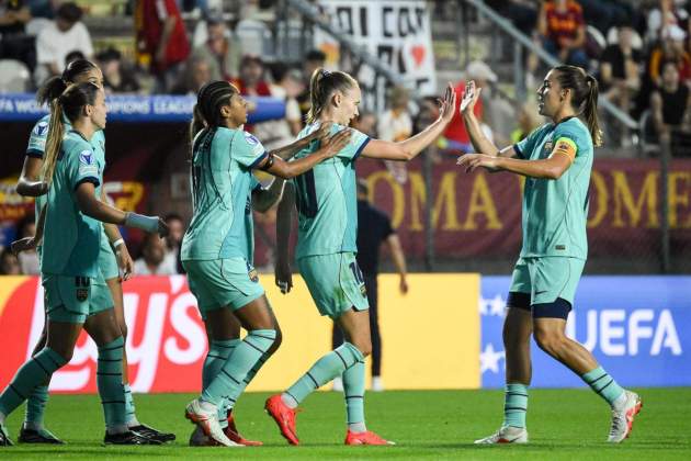 Roma Barça Champions femenina / Foto: EFE