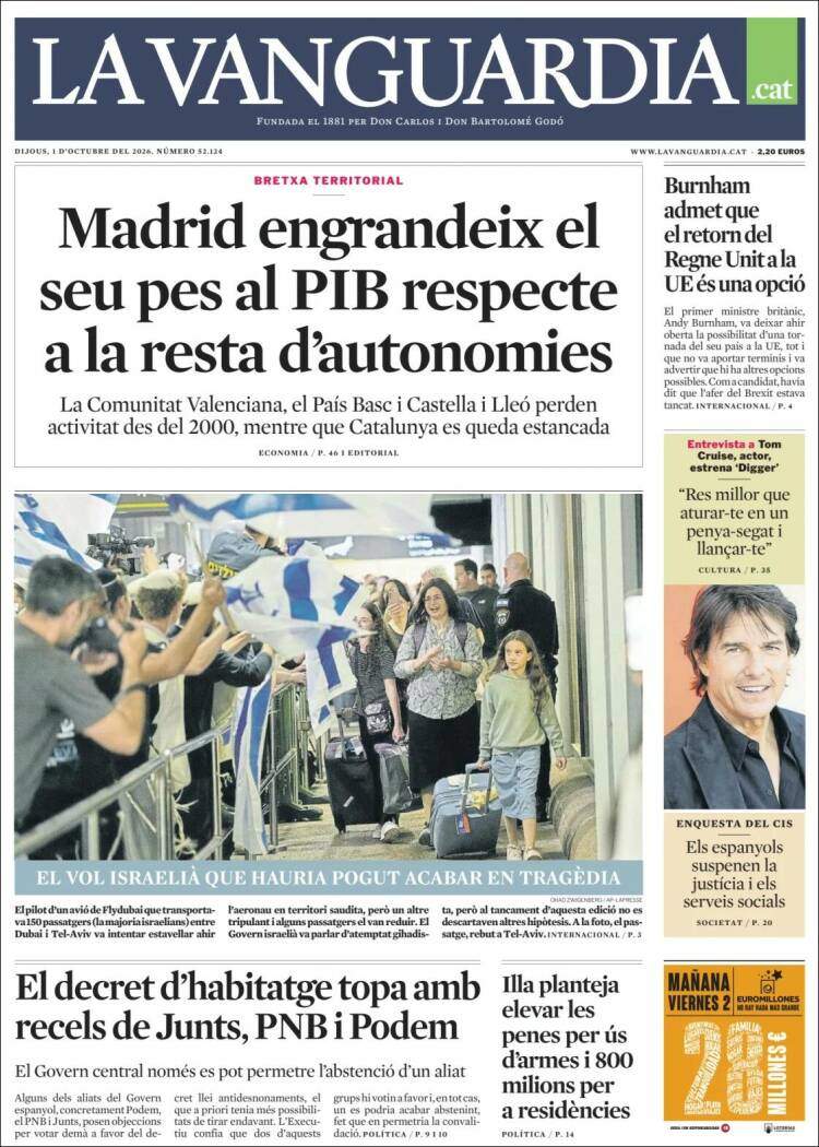 'La Vanguardia' 1 'La Vanguardia' 1