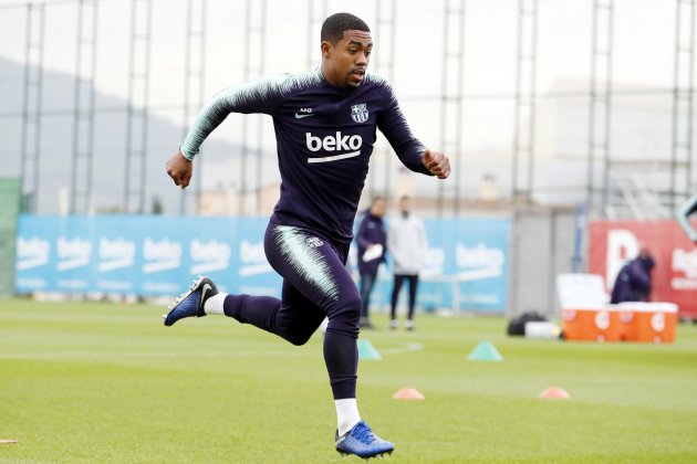 Malcom entrenament Barça FC Barcelona