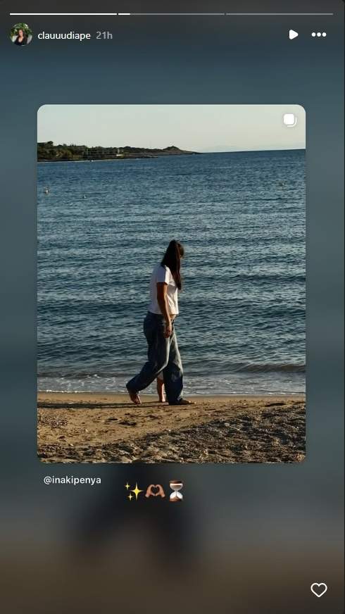 El gesto de Claudia, pareja de Iñaki Peña, sobre su embarazo / Instagram El gesto de Claudia, pareja de Iñaki Peña, sobre su embarazo / Instagram