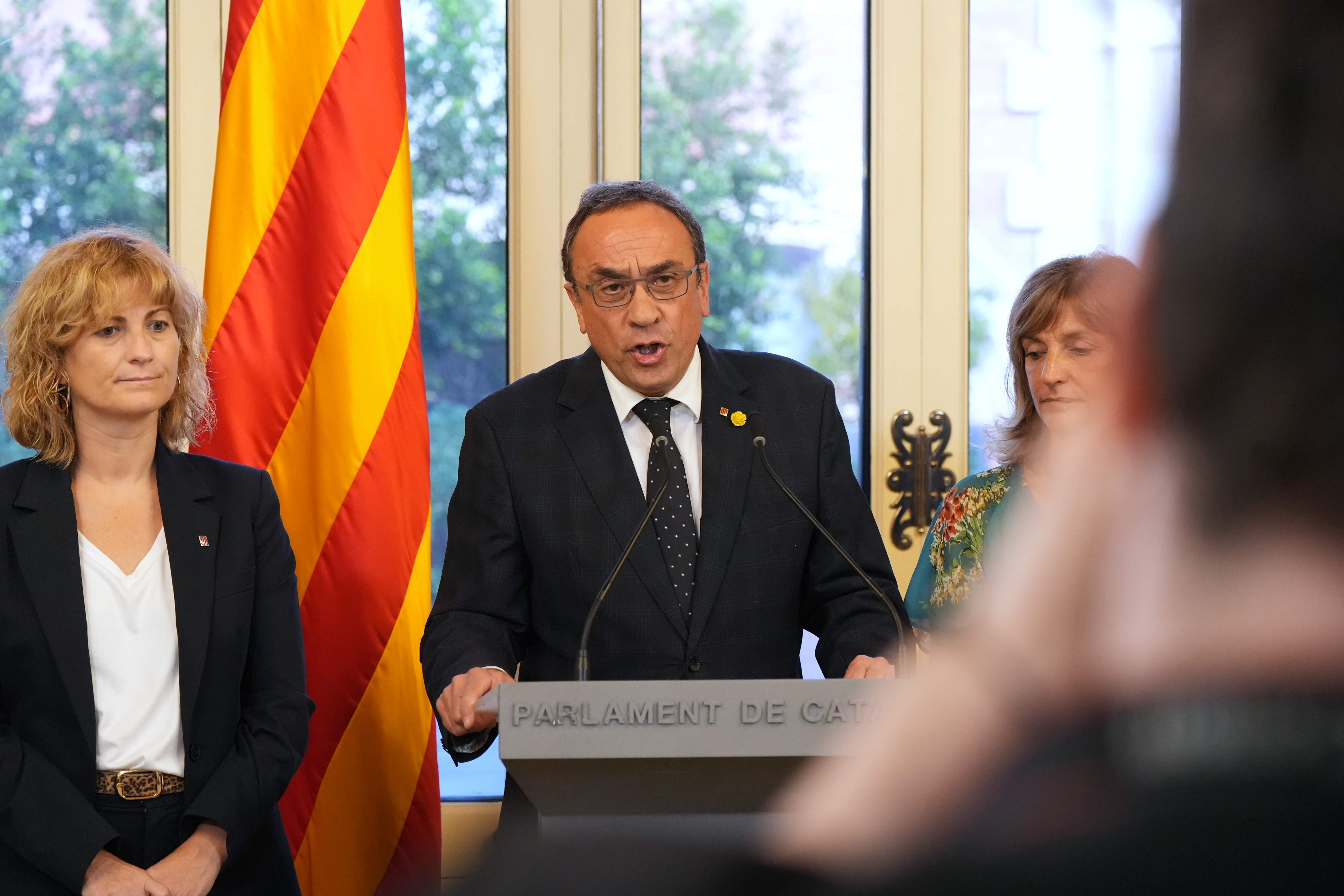 Rull reclama que "algun dia es demani perdó" per l'1-O en una declaració sense els membres del PSC