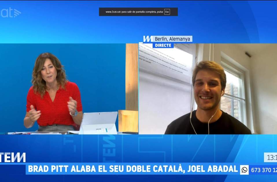 Melero i Joel Abadal que era a Berlín, TV3