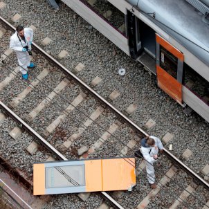 Accident rodalies Vacarisses - Efe Accident rodalies Vacarisses - Efe