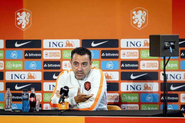 Roda de premsa Xavi Foto Europa Press Roda de premsa Xavi Foto Europa Press