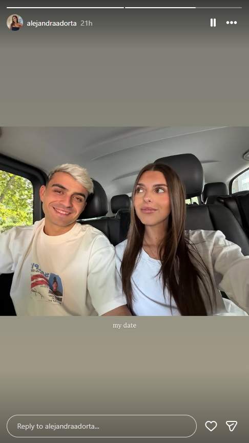 La cita d'Alejandra Dorta i Pedri / Instagram 
