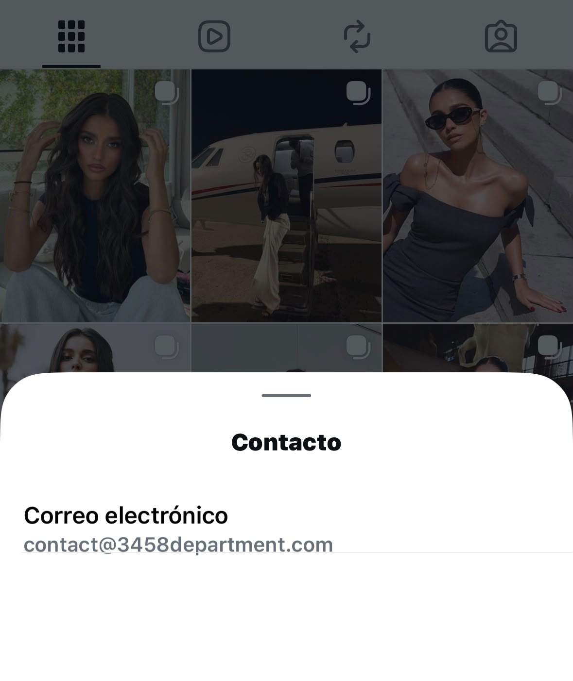 La nova adreça electrónica d'Inés García que confirmaria la seva sortida d'IN Management / Instagram La nova adreça electrónica d'Inés García que confirmaria la seva sortida d'IN Management / Instagram