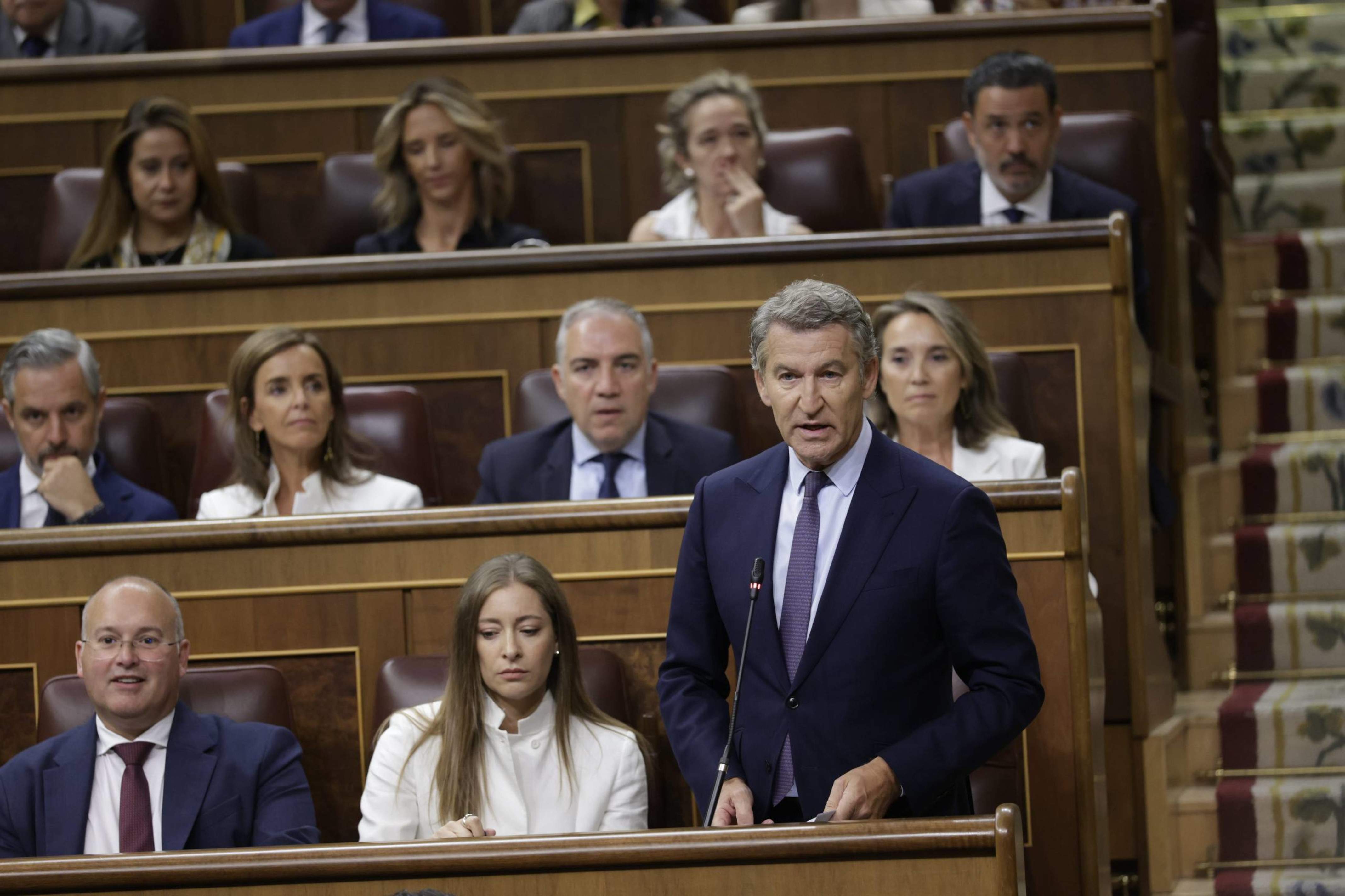 Feijóo reta a Sánchez a convocar elecciones: "Ponga fecha"