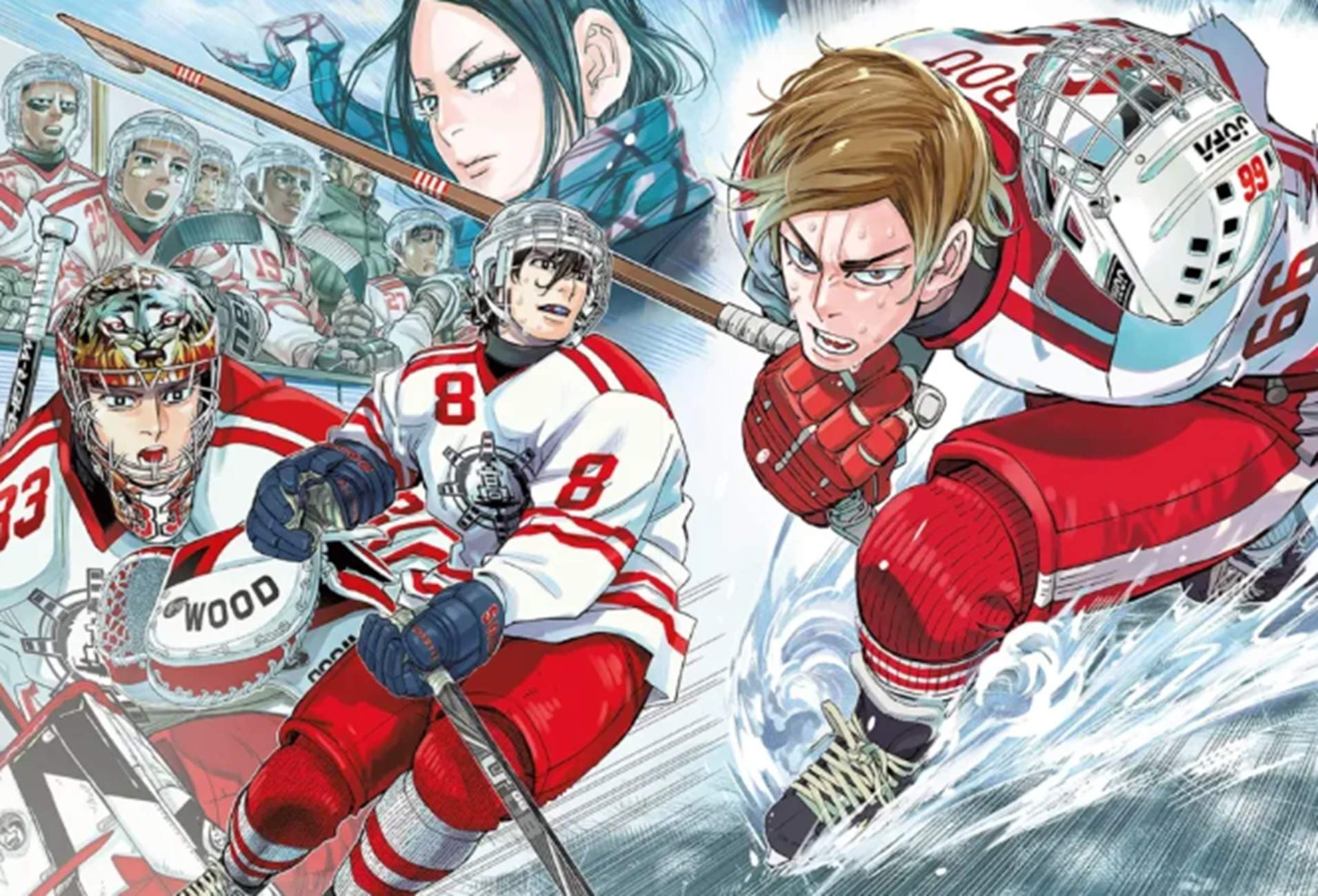 'Dogsred', la nova sensació dels manga 'spokon' amb l'hoquei sobre gel com a gran protagonista