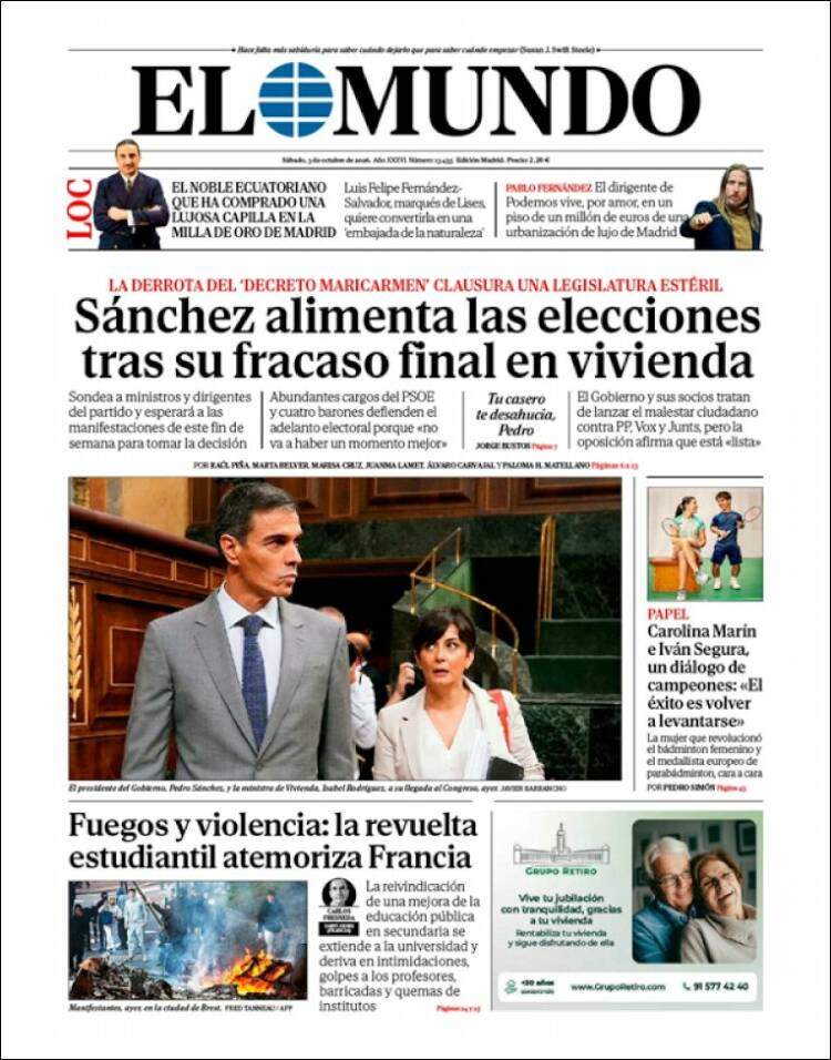 'El Mundo' 3 'El Mundo' 3