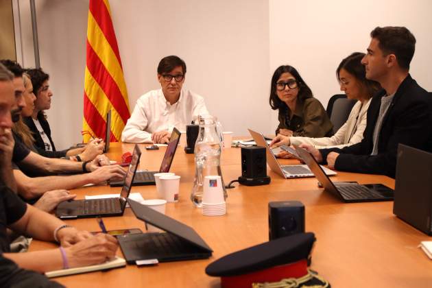El president Illa presideix la reunió de seguiment del pla Inuncat / ACN