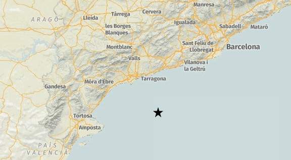 Terremoto en el Mediterráneo