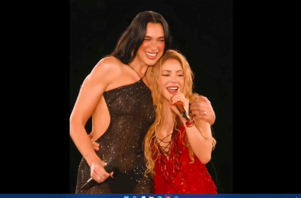 Dua Lipa li treu dos caps a Shakira, XXSS Dua Lipa li treu dos caps a Shakira, XXSS