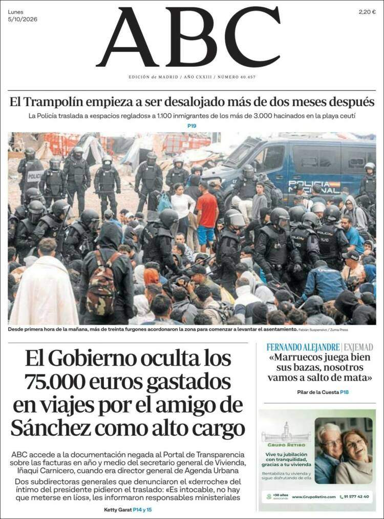 Portada 'ABC' Portada 'ABC'