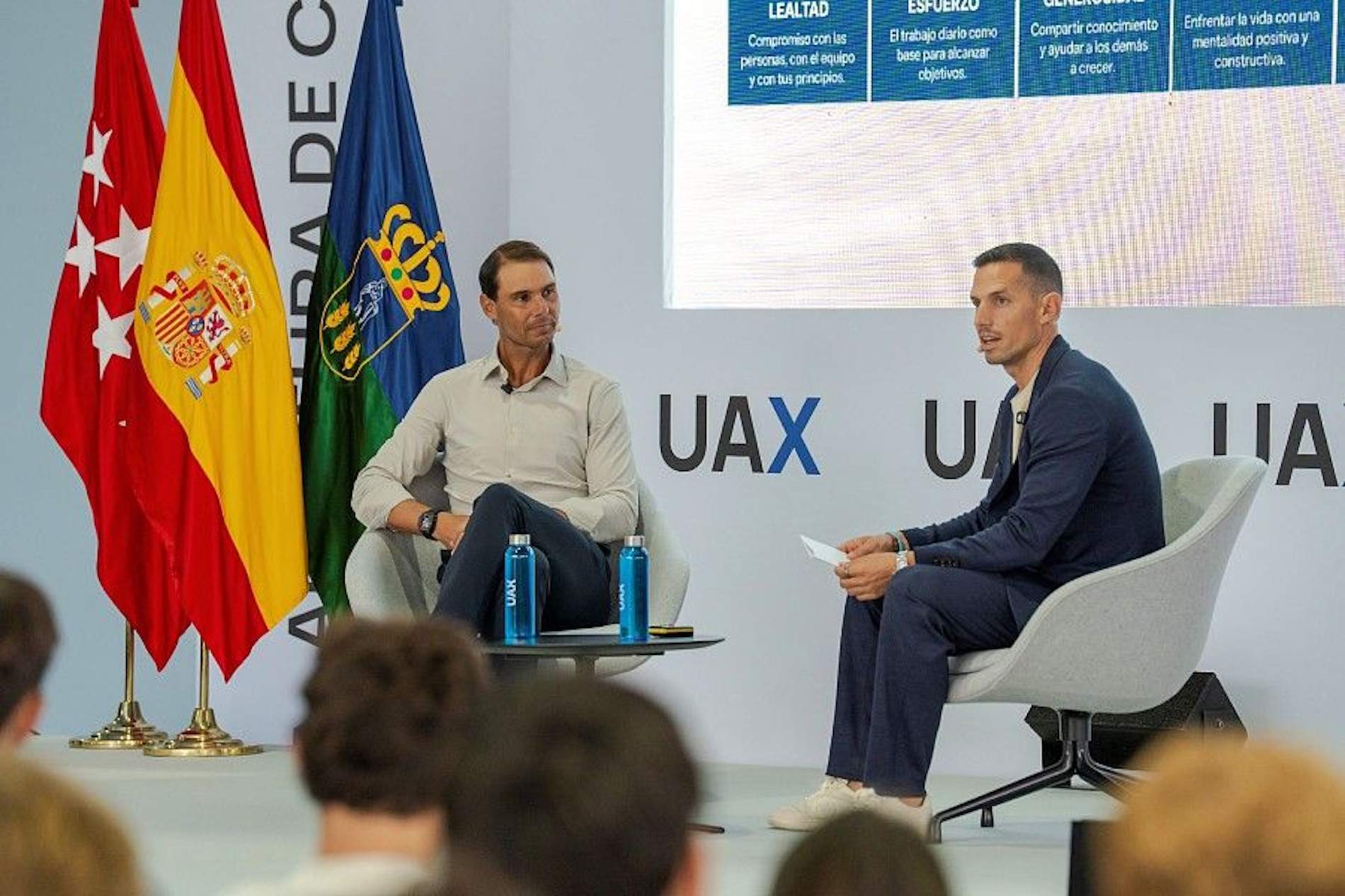 Rafa Nadal inaugura el curso 2026-2027 en la Escuela Universitaria UAX