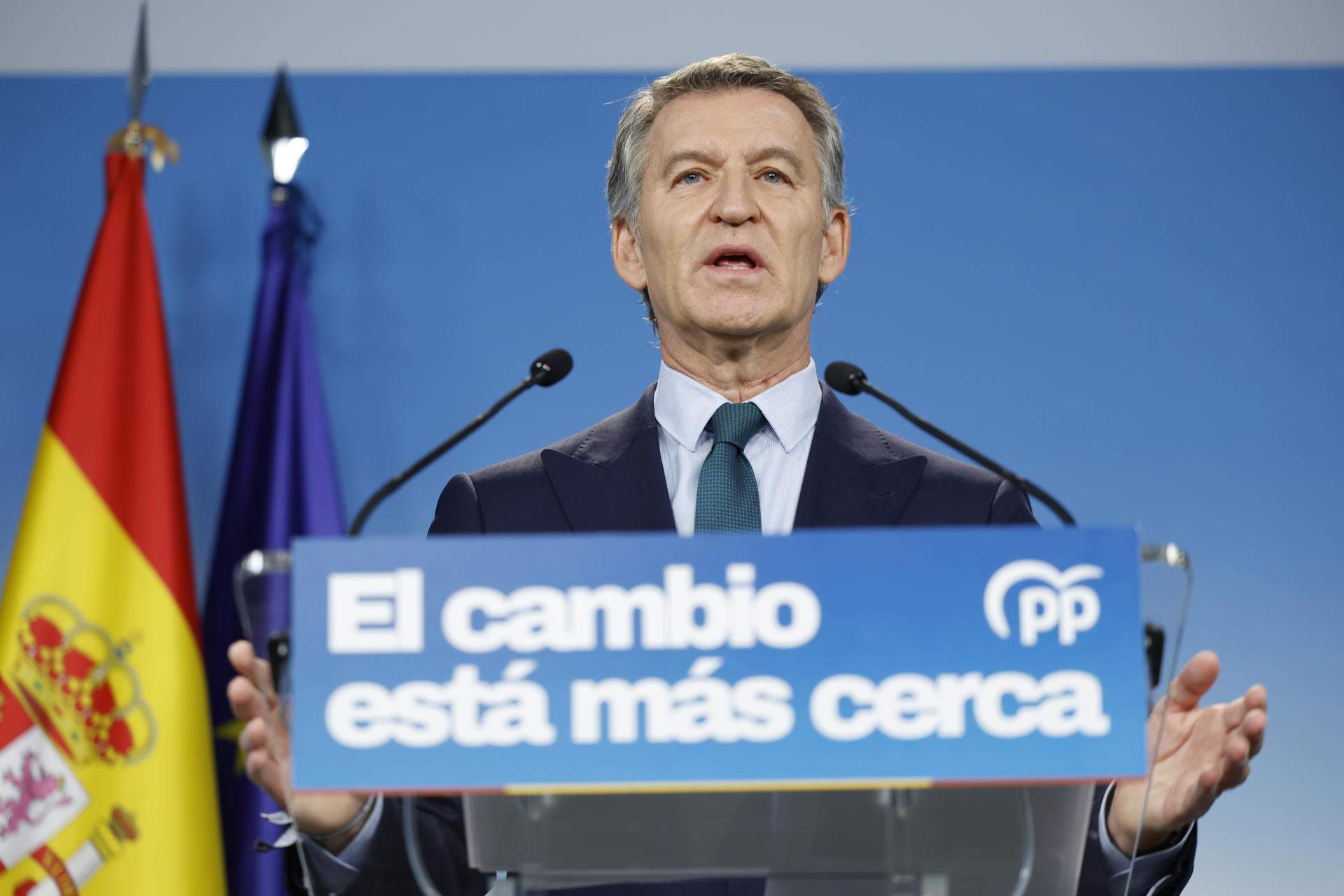Feijóo atribueix les eleccions a la "por" de Sánchez: "Se sabrà tot i es farà i repararà el que calgui"