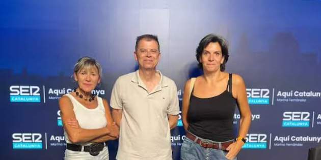 Mari Pau Huguet, Francesc Mauri i Carlota Gurt SER Catalunya Mari Pau Huguet, Francesc Mauri i Carlota Gurt SER Catalunya