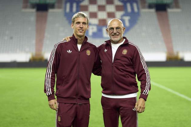 Dani Olmo Luis de la Fuente selección española España / Foto: EFE Dani Olmo Luis de la Fuente selección española España / Foto: EFE