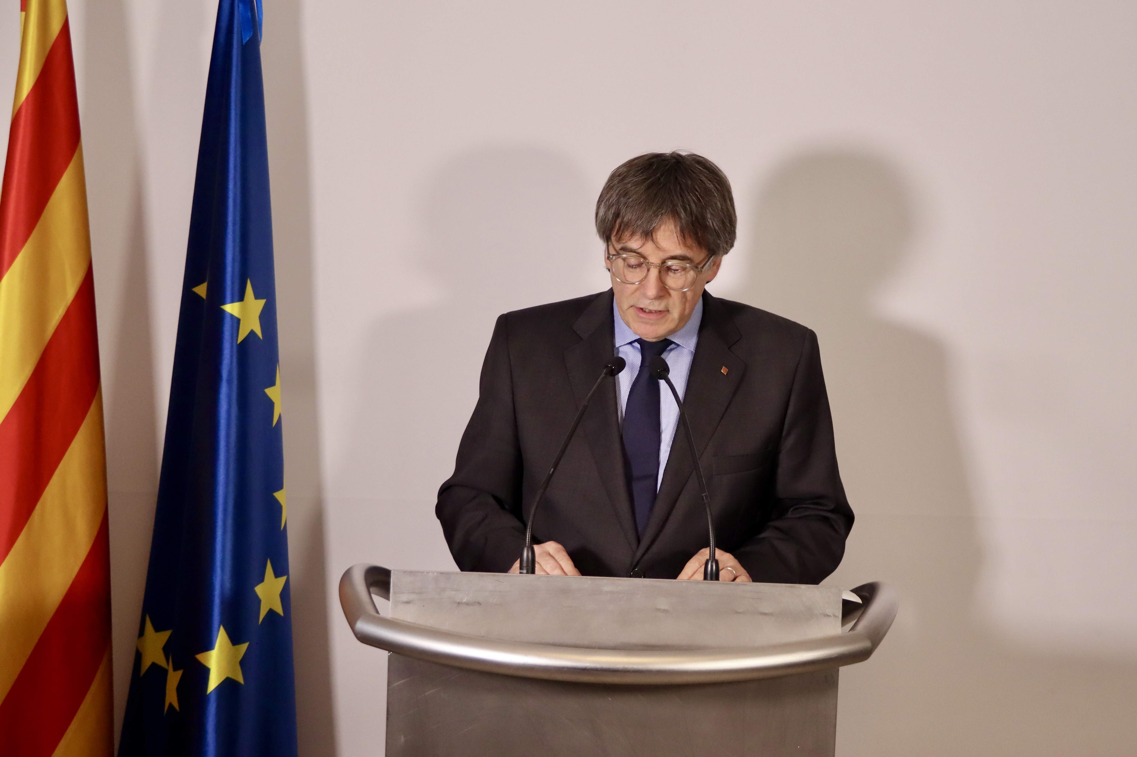 Puigdemont avisa de que la amnistía no resuelve el conflicto y defiende el derecho a la autodeterminación