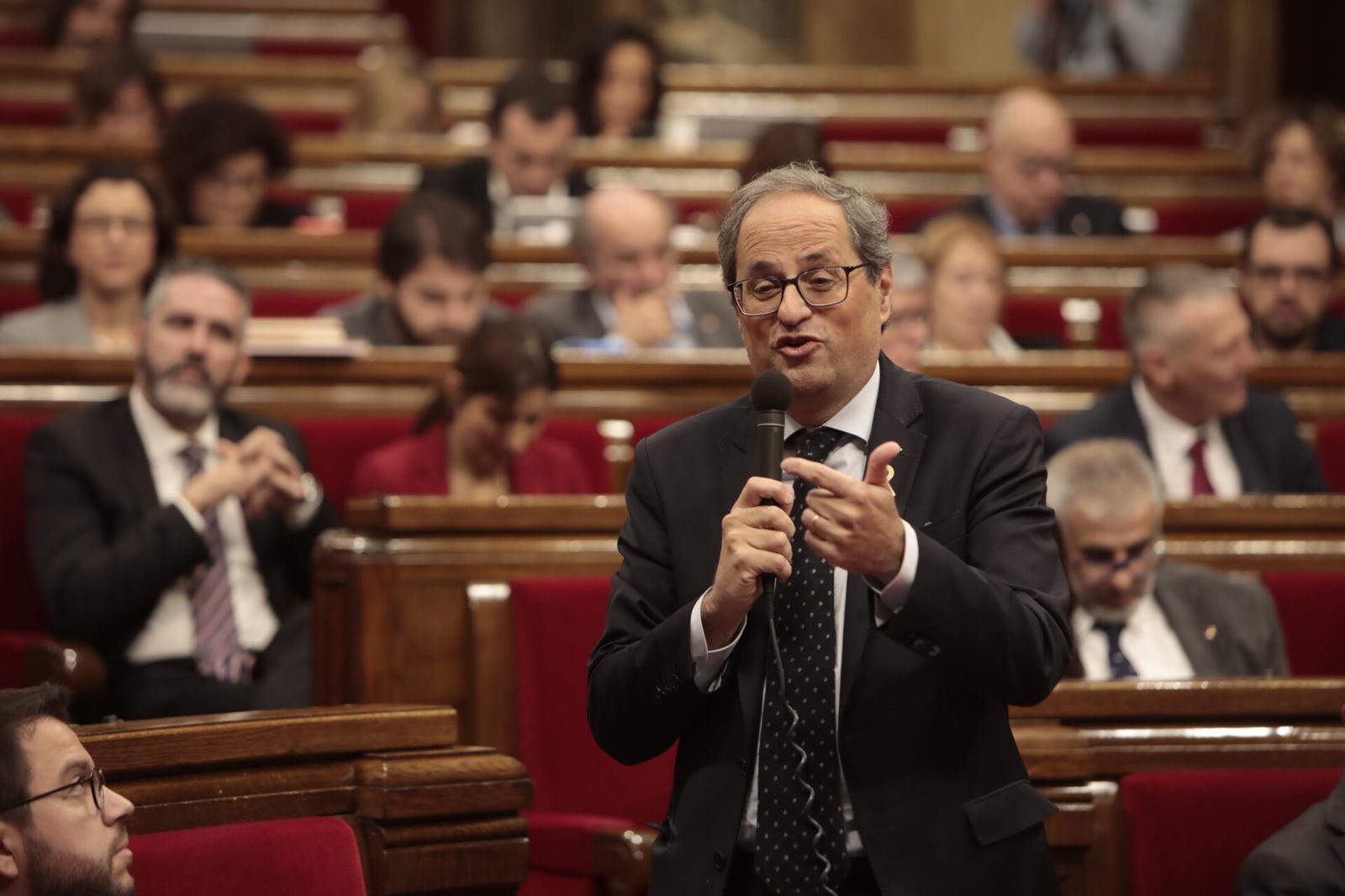 Torra condemna l'atac a Òmnium: "Que encara ens doni més força"