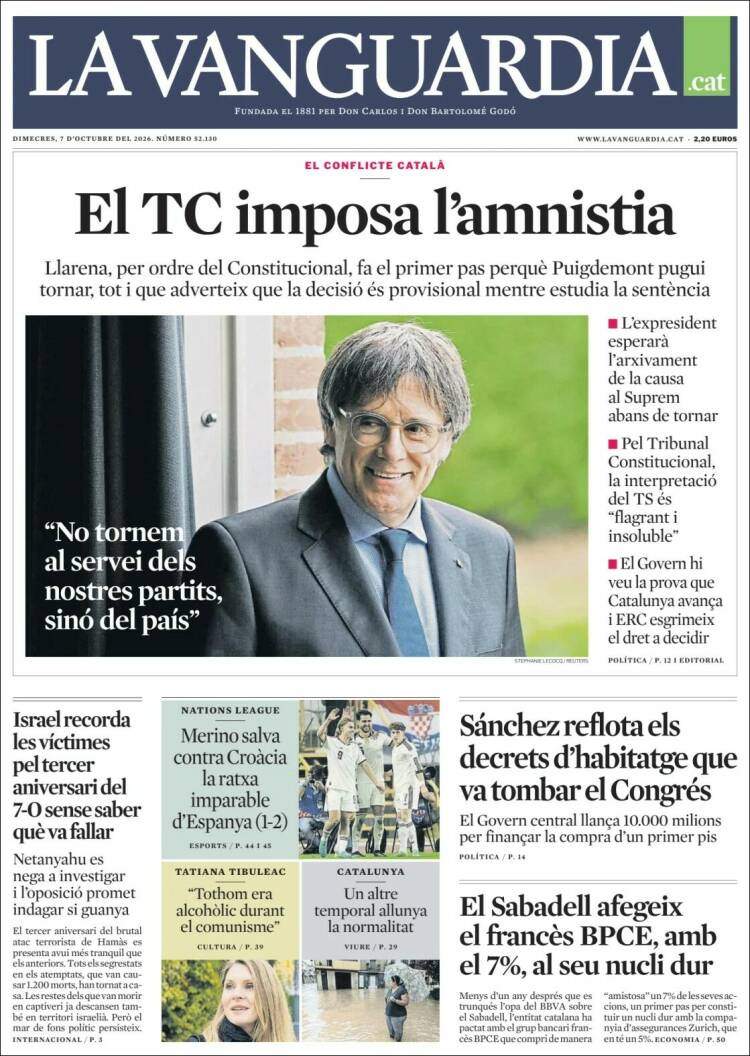 'La Vanguardia' 7 'La Vanguardia' 7