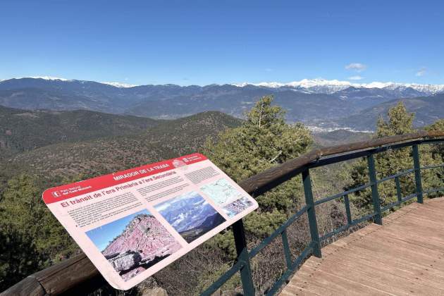 Imatge del mirador de la Trava / Foto: Wikiloc Imatge del mirador de la Trava / Foto: Wikiloc