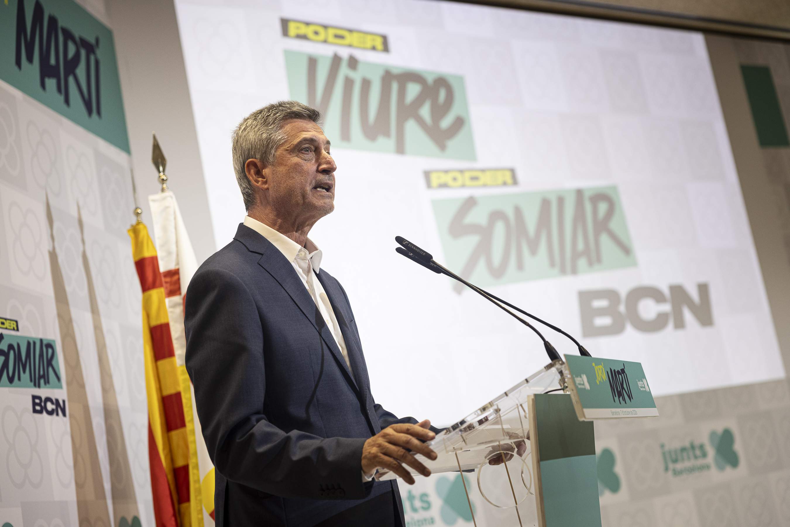Jordi Martí es reivindica com a "proper alcalde de Barcelona" per acabar amb la "societat Collboni-Colau"