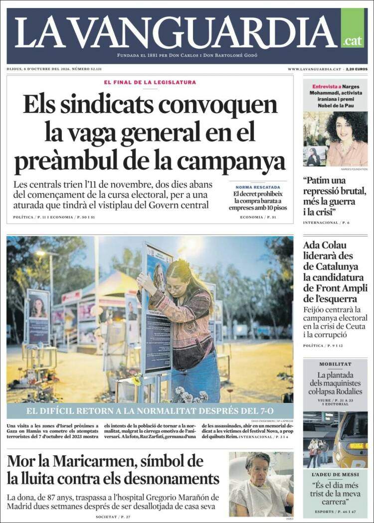'La Vanguardia' 8 'La Vanguardia' 8