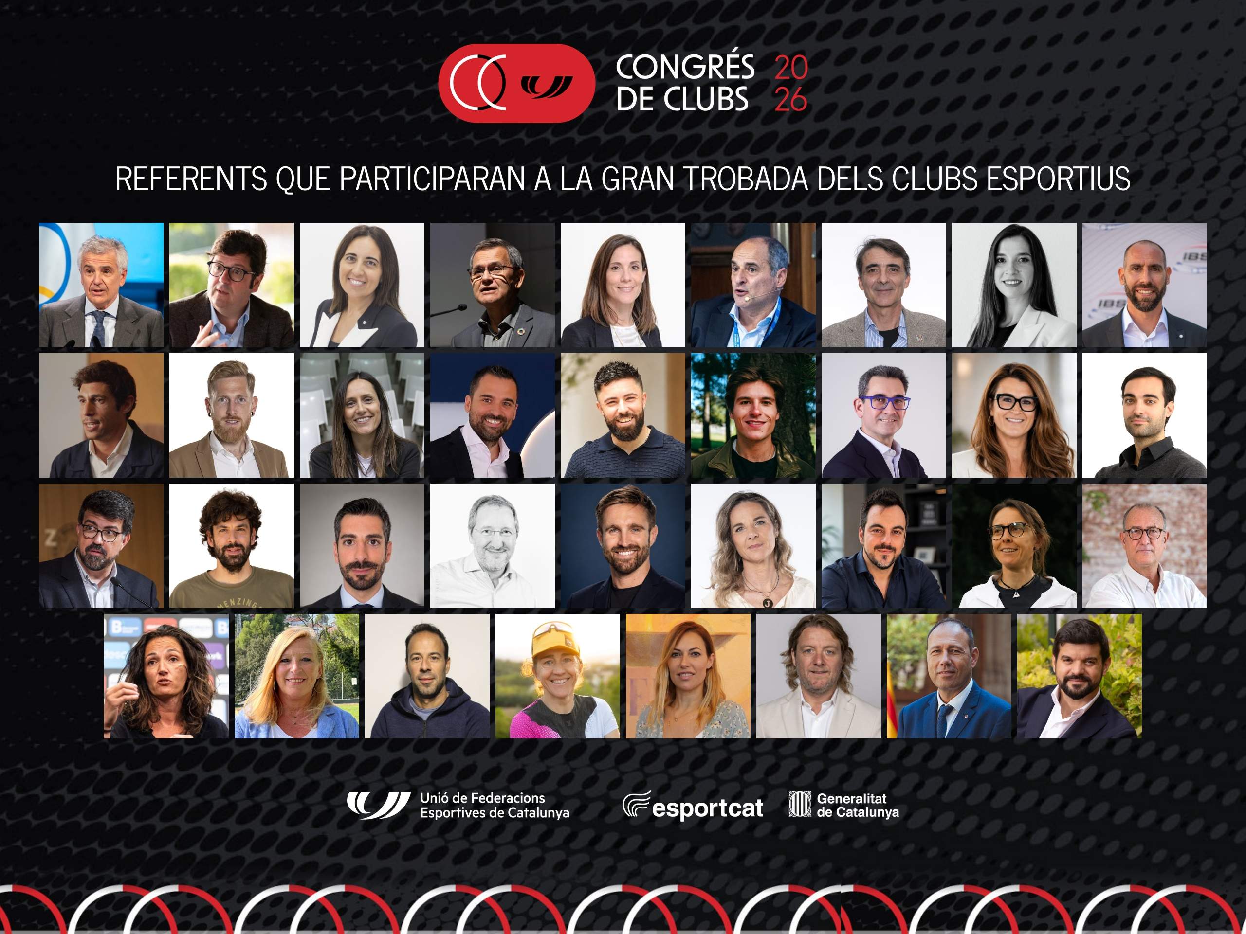 Referentes que participarán en el Congreso de Clubes / Foto: UFEC Referentes que participarán en el Congreso de Clubes / Foto: UFEC