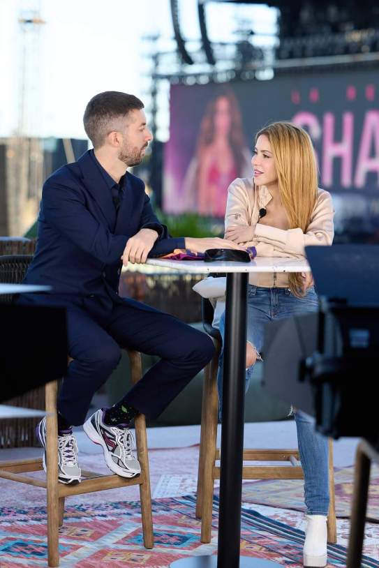David Broncano entrevista Shakira / Instagram David Broncano entrevista Shakira / Instagram