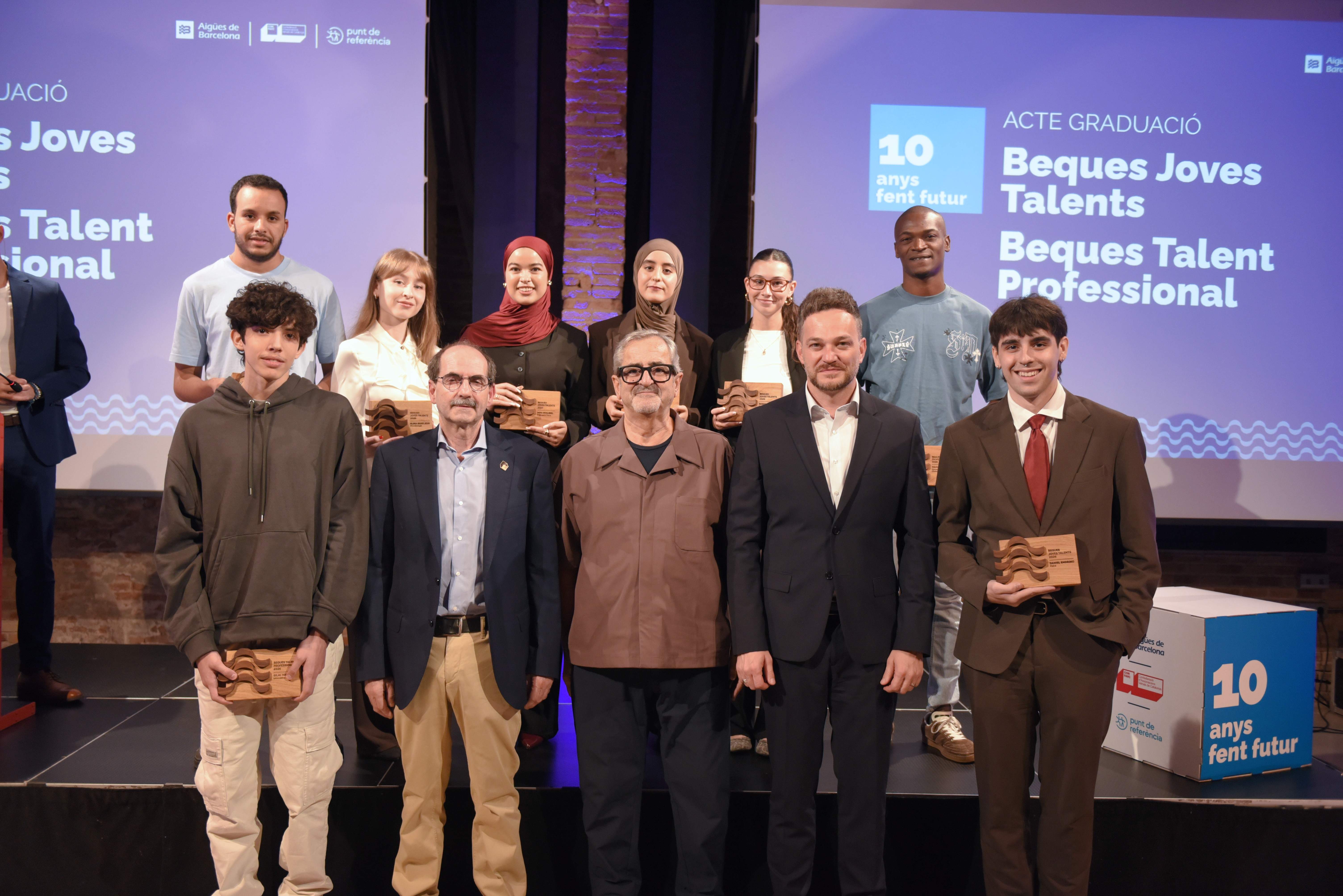 Las Becas Jóvenes Talentos de Aigües de Barcelona cumplen 10 años impulsando el talento joven