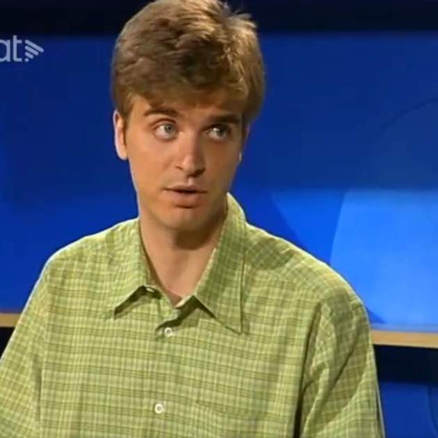 Marc Giró la primera vegada que va aparèixer a TV3 / X @arxiuTV3CR Marc Giró la primera vegada que va aparèixer a TV3 / X @arxiuTV3CR