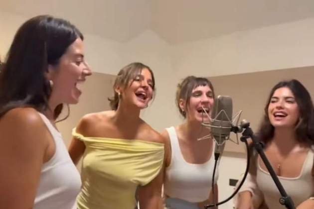 Algunes de les concursants de 'La travessa' participant a la cançó / Instagram (1)