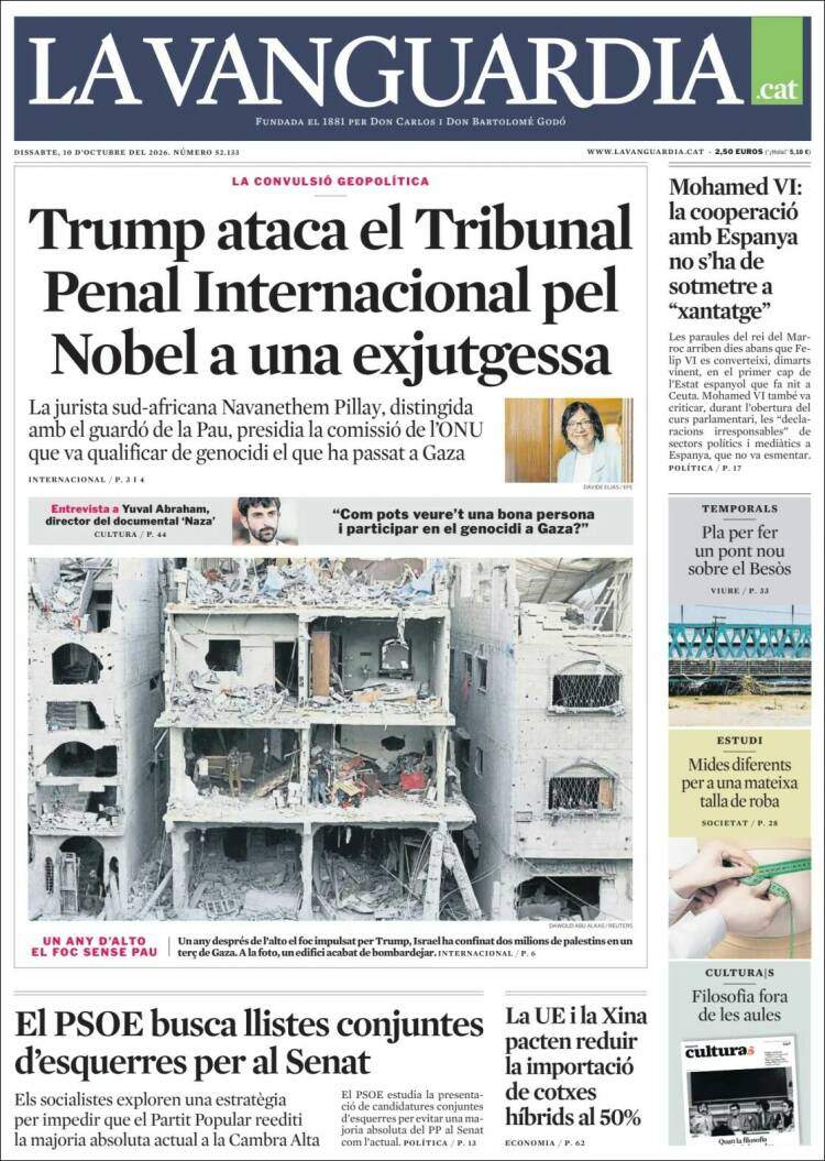 'La Vanguardia' 10 'La Vanguardia' 10
