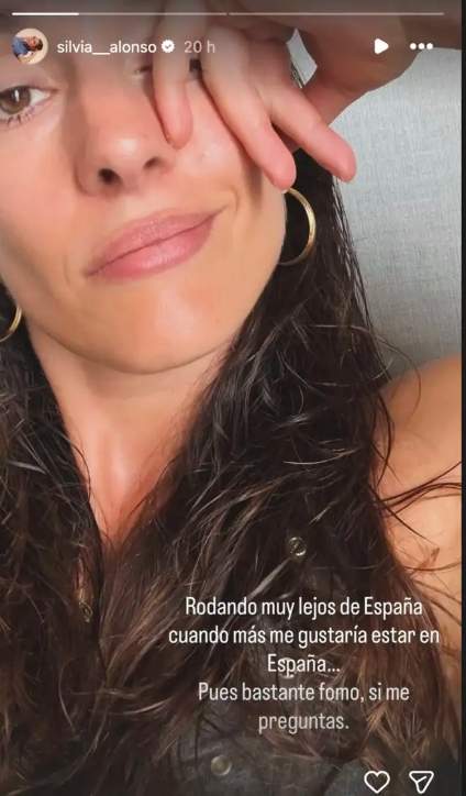 Silvia Alonso està fora d'Espanya degut a un rodatge / Instagram Silvia Alonso està fora d'Espanya degut a un rodatge / Instagram