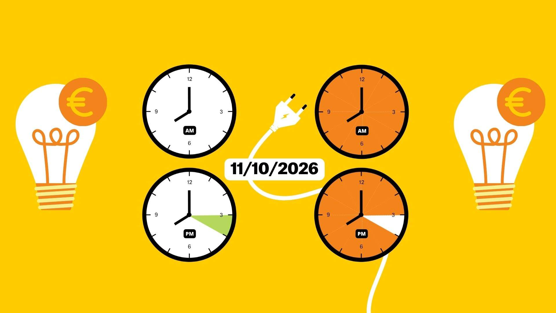 Preu de la llum avui, 11 d'octubre de 2026, per hores: quan és més barat engegar la rentadora?