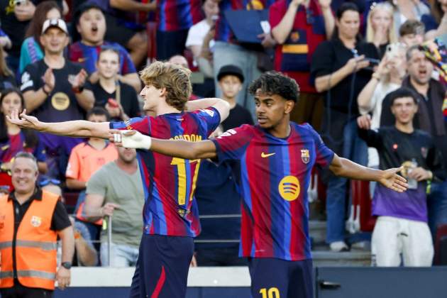 Barça Getafe Gordon Lamine Yamal / Foto: EFE