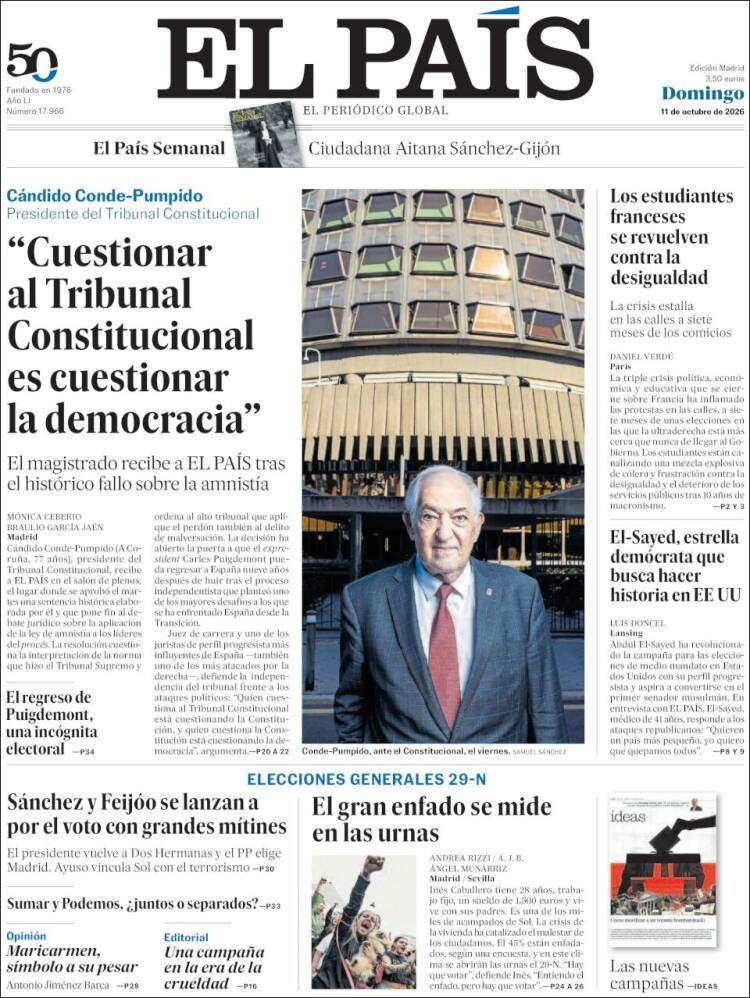 'El País' 11 'El País' 11