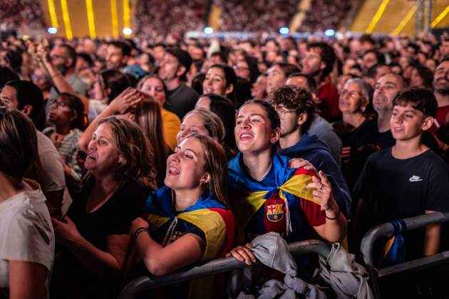 El públic a l'últim concert d'Oques Grasses a l'Estadi Olímpic / ACN El públic a l'últim concert d'Oques Grasses a l'Estadi Olímpic / ACN