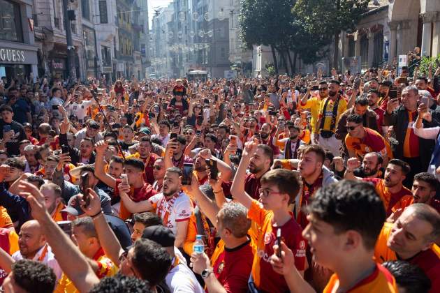 galatasaray aficionats / foto: europapress galatasaray aficionats / foto: europapress