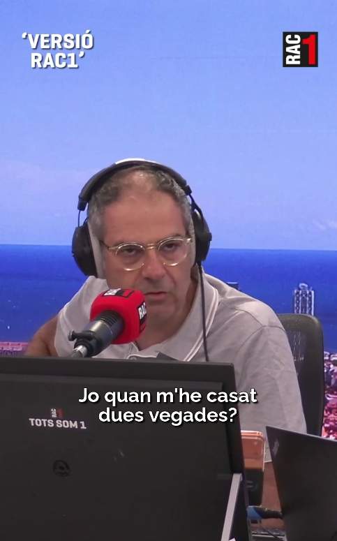 Toni Clapés parla sobre la seva vida a 'Versió RAC1' / Instagram Toni Clapés parla sobre la seva vida a 'Versió RAC1' / Instagram