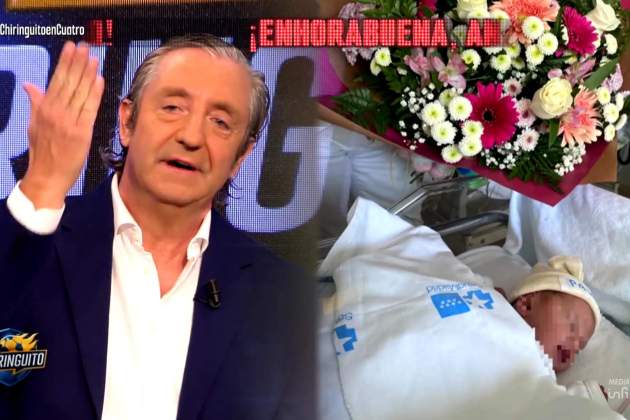 Josep Pedrerol felicita Diego Plaza i Ana Garcés / Mediasetinfinity Josep Pedrerol felicita Diego Plaza i Ana Garcés / Mediasetinfinity