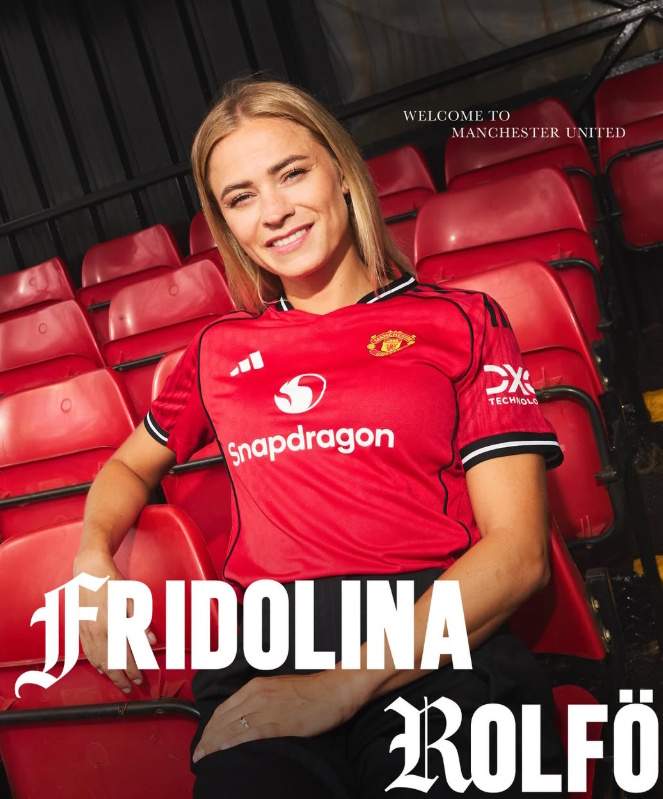 Fridolina Rolfo, al Manchester United IG Fridolina Rolfo, al Manchester United IG
