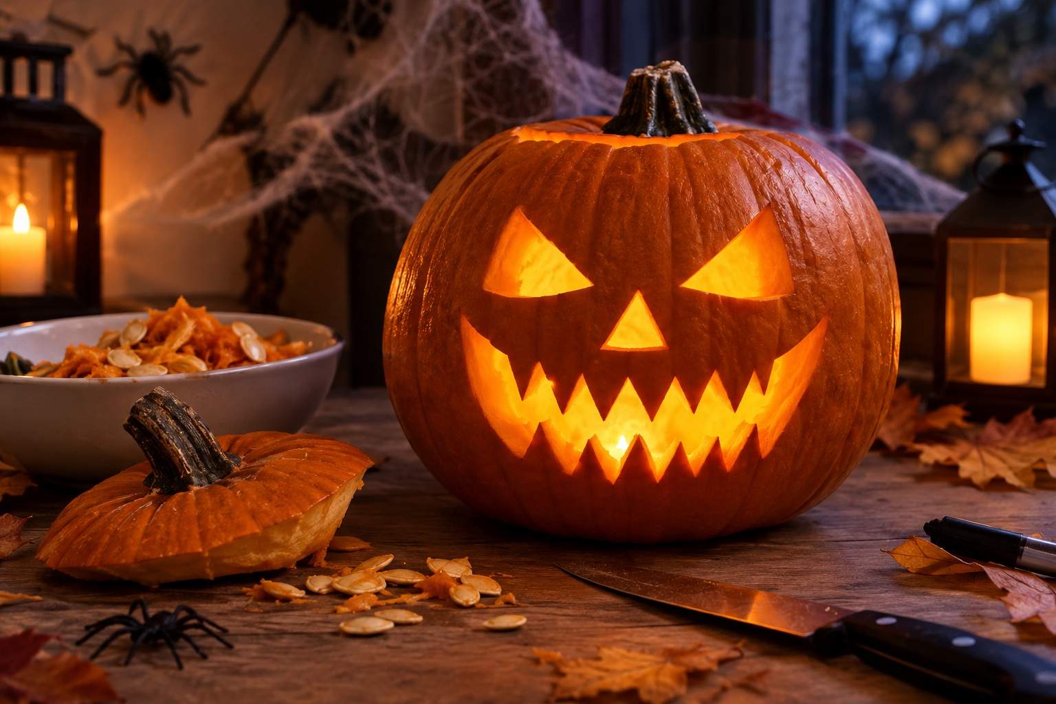 Cómo hacer una calabaza de Halloween: el paso a paso para conseguir una decoración terrorífica