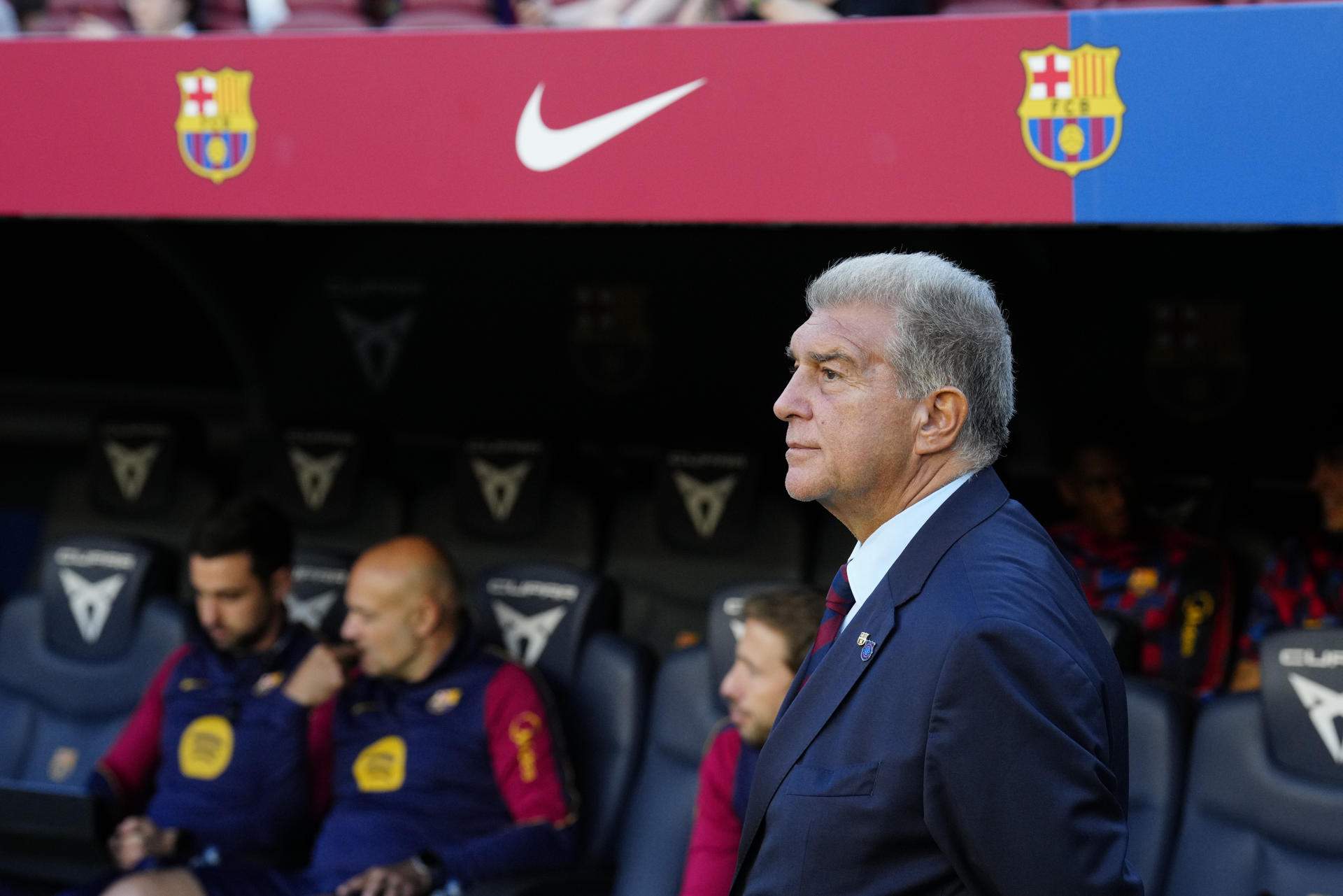 Joan Laporta, molt orgullós: "El Barça és l'equip que fa el millor futbol del món"